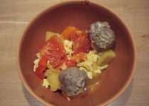 Tajiene mit Hackfleisch