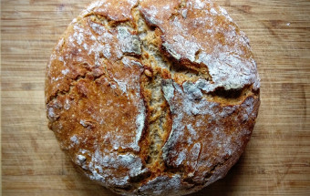 Rustikales Brot ohne kneten