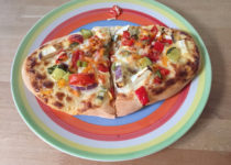 Flammkuchen mit Gemüse