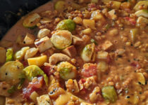 Rosenkohl-Mango-Curry vegetarisch und vegan